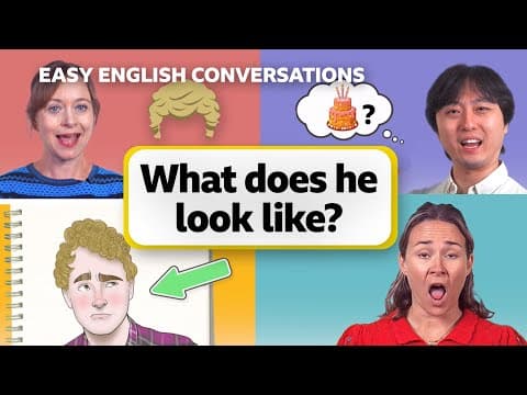 How to Describe People in English: Easy English Conversations