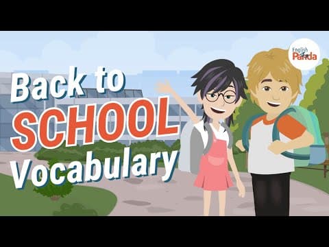 School Vocabulary in English Conversation