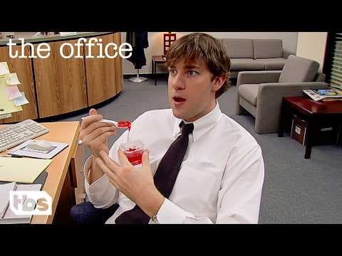 Jim Puts Dwight's Stapler in Jell-O