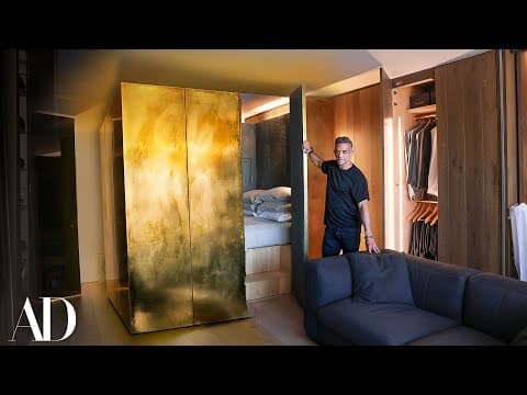 How an Architect Hid a Bedroom Inside His 420-Sq-Ft NYC Studio
